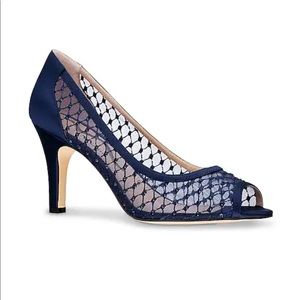 Beautiful mesh peep toe worn once more pics n box